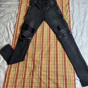 AMIRI MX2 BLACK DENIM JEANS (SIZE 31)